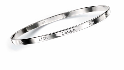 Picture of "Love Life Laugh" BANGLE