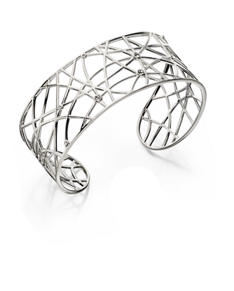 Picture of Air Open Work Stone Set Bangle