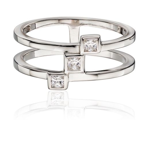 Picture of Step Ring With Cubic Zirconia
