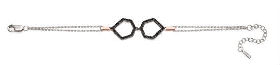 Picture of Open Asymmetric Shape Pave Bracelet