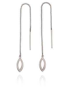Picture of Marquise Shape Pull Through Earrings