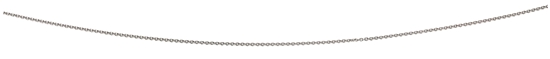 Picture of Rhodium Plated 56+5Cm Curb Chain