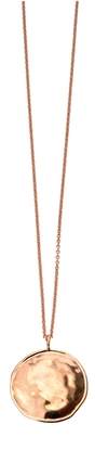Picture of Rhodium Plated Polished Disc Pendant