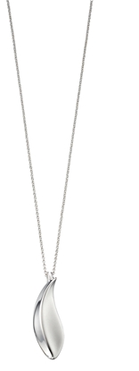 Picture of Dew Drop Matte With Polished Silver Pendant