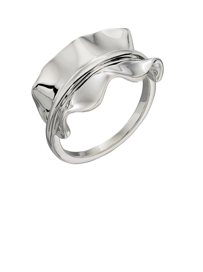 Picture of Plain Silver Ruffle Ring