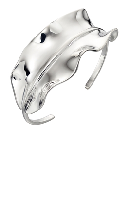 Picture of Plain Silver Ruffle Bangle
