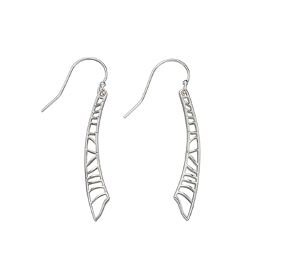 Picture of Cut Out Curve Drop Earrings