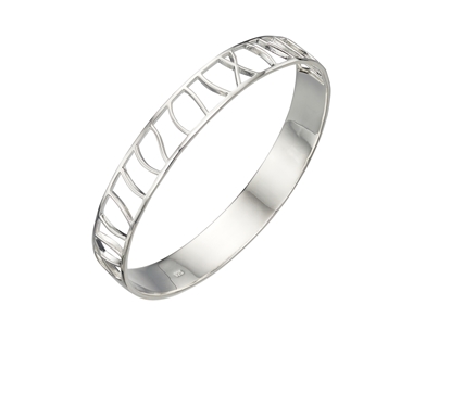 Picture of Half Cut Out Oval Bangle