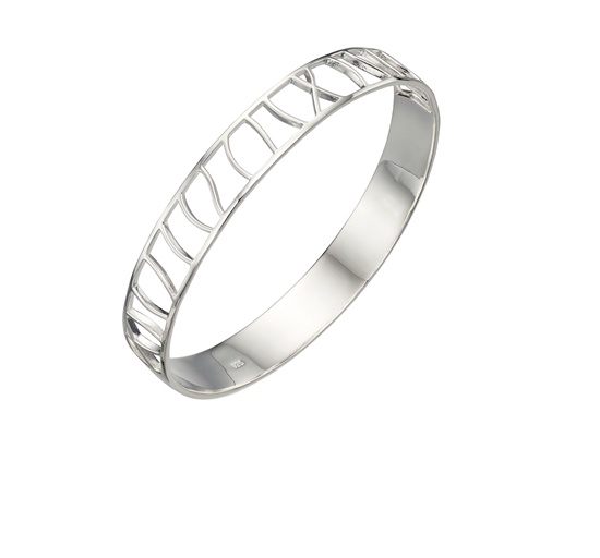 Picture of Half Cut Out Oval Bangle
