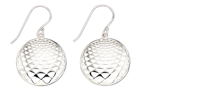 Picture of 3D Effect Disc Drop Earrings