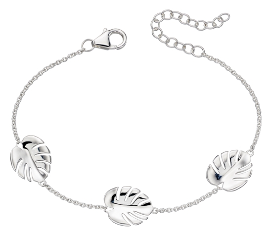 Picture of Silver Cheese Plant Bracelet