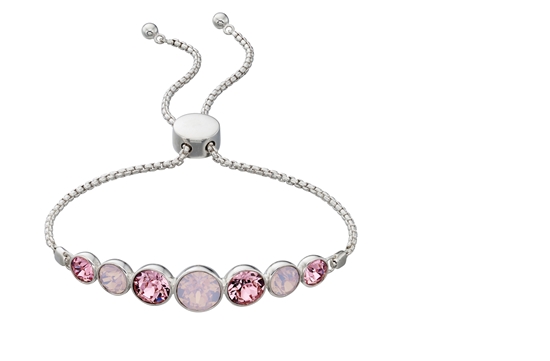 Picture of Rose Water Opal & Light Pink Adjustable Bracelet