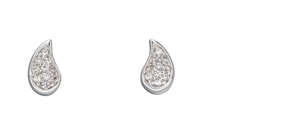 Picture of Single Teardrop Pave Studs