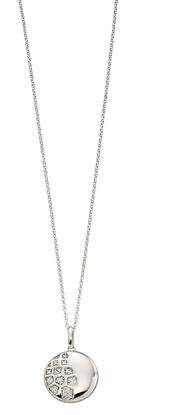 Picture of Pave CZ Wing Pattern Circle Pendant