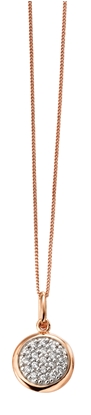 Picture of Pave CZ Circle Pendant