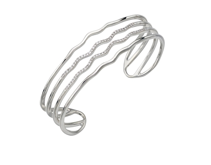 Picture of CZ Wave Bangle