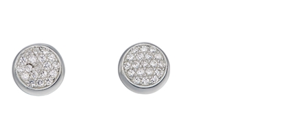 Picture of Pave CZ Stud Earrings
