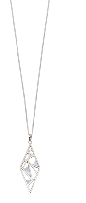 Picture of Diamond Cut Out Mother Of Pearl Inlay Pendant