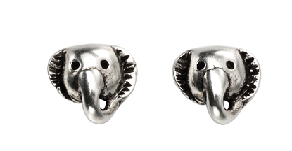 Picture of Oxidised Elephant Studs