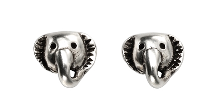 Picture of Oxidised Elephant Studs