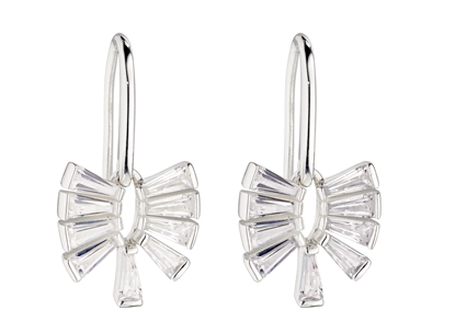 Picture of Baguette CZ Earrings