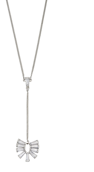 Picture of Baguette CZ Necklace