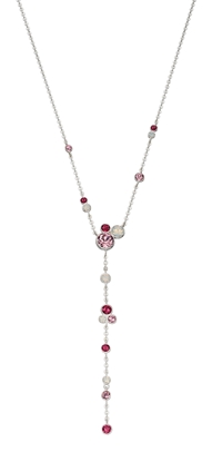 Picture of Ombre Pink And Opal SWAROVSKI Design Necklace