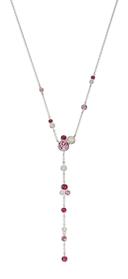 Picture of Ombre Pink And Opal SWAROVSKI Design Necklace