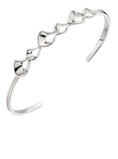 Picture of Plain Silver Shield Shape Bangle