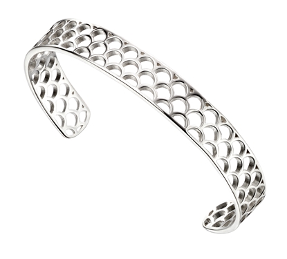 Picture of Open Semi Circle Pattern Bangle