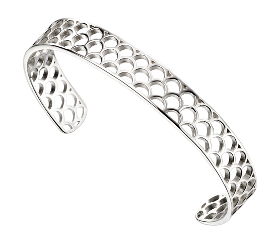 Picture of Open Semi Circle Pattern Bangle