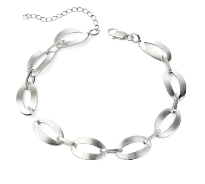 Picture of Satin Finish Oval Link Bracelet