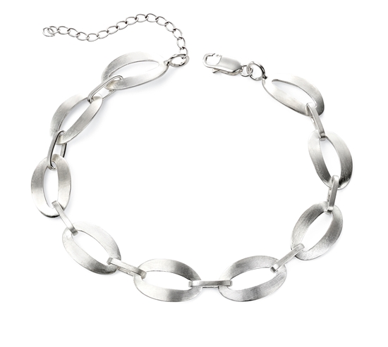 Picture of Satin Finish Oval Link Bracelet