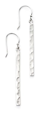 Picture of Hammered Bar Drop Earrings