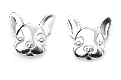Picture of French Bulldog Stud Earrings