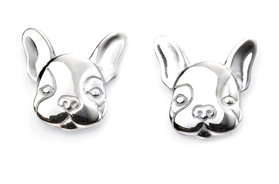 Picture of French Bulldog Stud Earrings