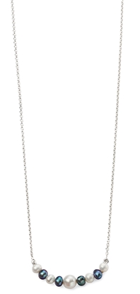 Picture of Grey And White FWP Necklace