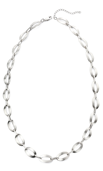 Picture of Satin Finish Oval Link Necklace
