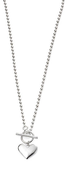 Picture of Heart Ball Chain Necklace